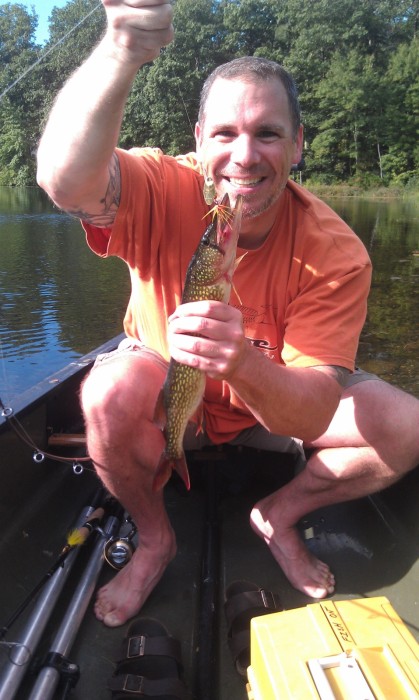 Photo of Pickerel Caught by Greg with Mepps XD in Connecticut