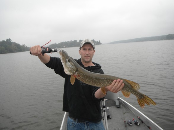 Photo of Pike Caught by Joe with Mepps Musky Killer in Connecticut