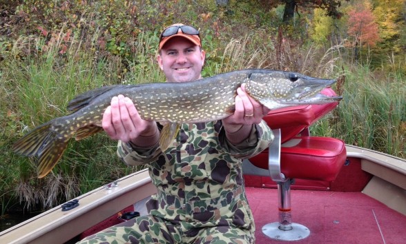Photo of Pike Caught by Dan with Mepps Aglia & Dressed Aglia in Minnesota
