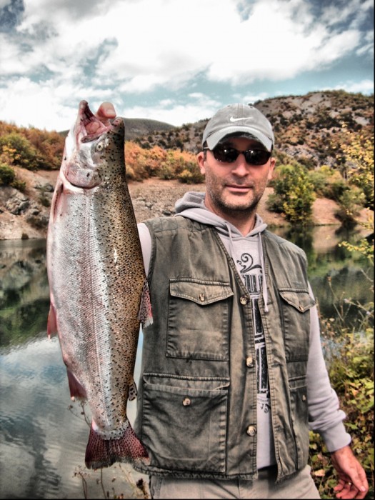 Photo of Salmon Caught by Engin with Mepps  in Turkey