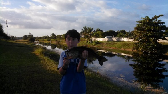 Photo of Bass Caught by Aaron with Mepps Aglia & Dressed Aglia in Florida