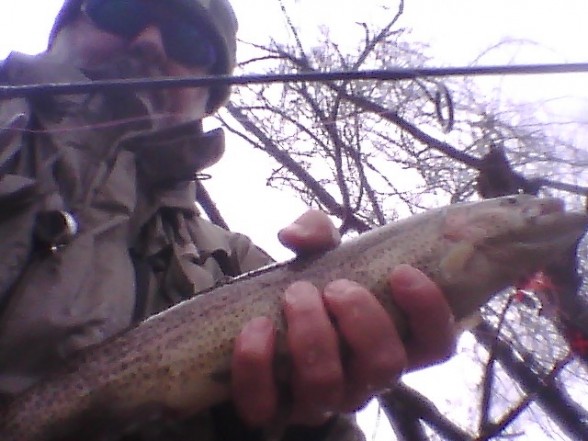 Photo of Trout Caught by Tim with Mepps Black Fury in United States