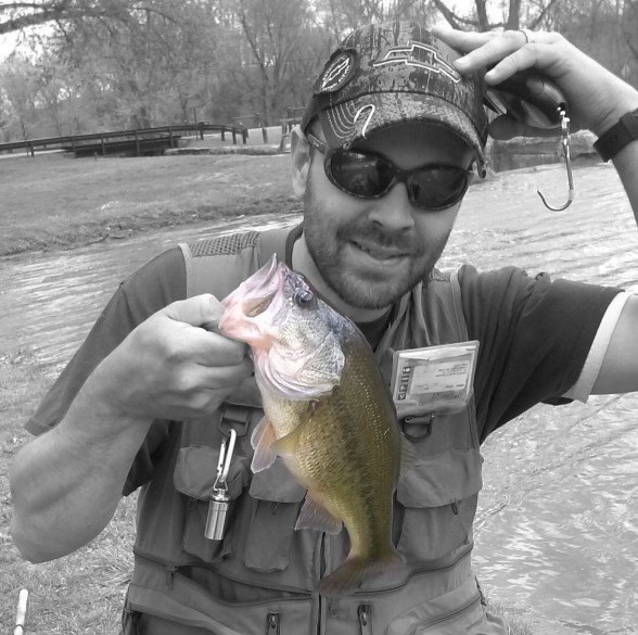 Photo of Bass Caught by Patrick with Mepps Aglia & Dressed Aglia in Maryland