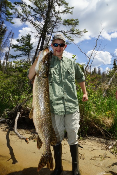 Photo of Pike Caught by Joshua with Mepps Syclops in Ontario