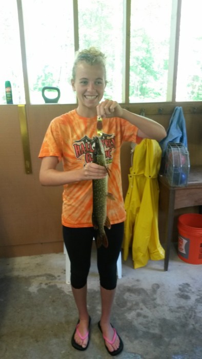 Photo of Pike Caught by Johanna with Mepps Syclops in Wisconsin