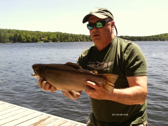 Photo of Trout Caught by George with Mepps Little Wolf in New Hampshire