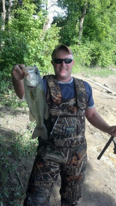 Photo of Bass Caught by Brian  with Mepps Aglia & Dressed Aglia in Michigan