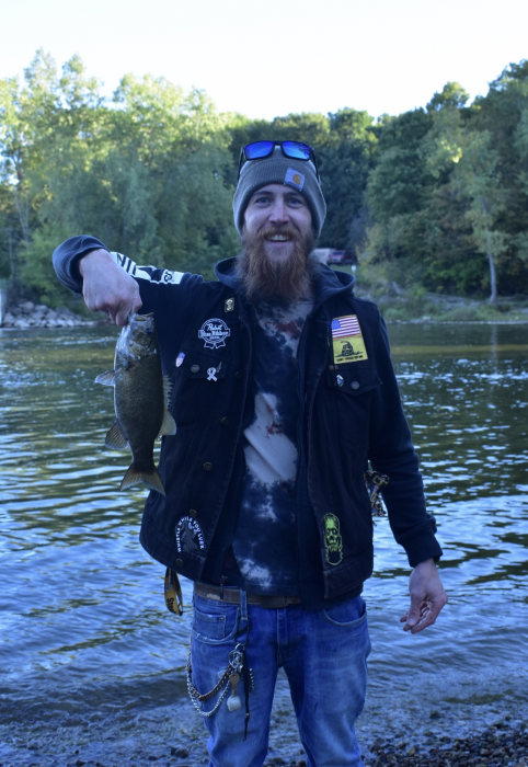 Photo of Bass Caught by Craig with Mepps Aglia Flashabou in Michigan