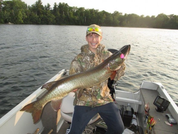 Photo of Musky Caught by Josh with Mepps Mepps Marabou in Wisconsin