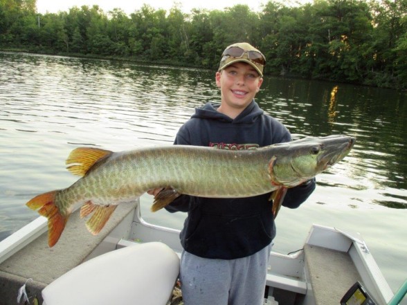 Photo of Musky Caught by Josh  with Mepps Musky Killer in Wisconsin