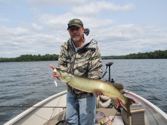 Photo of Musky Caught by Mark  with Mepps Giant Killer in Wisconsin