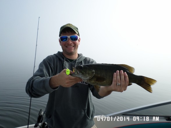 Photo of Bass Caught by Brian with Mepps Aglia & Dressed Aglia in Maine