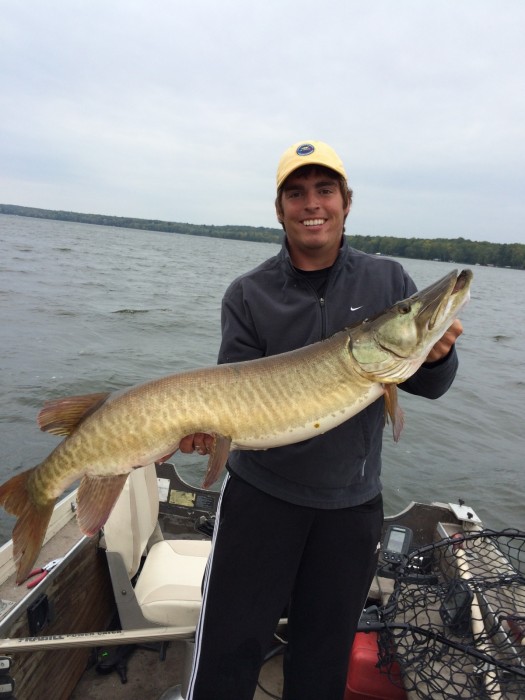 Photo of Musky Caught by Nathan with Mepps  in Wisconsin