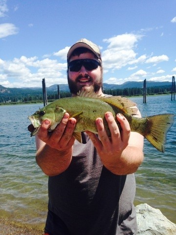 Photo of Bass Caught by Scott with Mepps Little Wolf in Washington