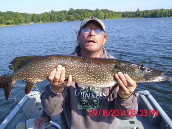 Photo of Pike Caught by William with Mepps Musky Marabou in Minnesota