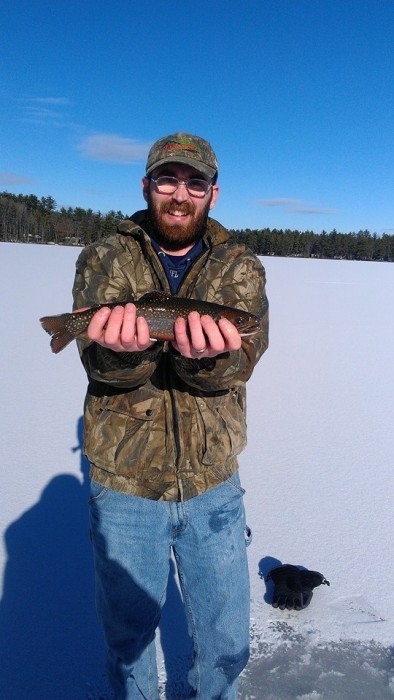 Photo of Trout Caught by Ryan with Mepps Little Wolf in Maine
