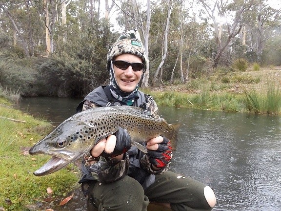 Photo of Trout Caught by Connor with Mepps Black Fury Ultra Lites in United States