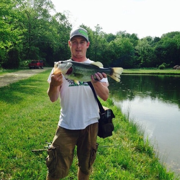 Photo of Bass Caught by Paul with Mepps Aglia Long in Pennsylvania