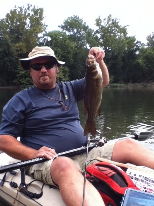 Photo of Bass Caught by David with Mepps Black Fury in Pennsylvania
