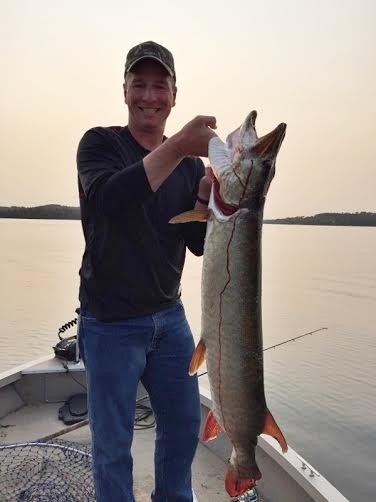 Photo of Musky Caught by John  with Mepps Musky Marabou in Minnesota
