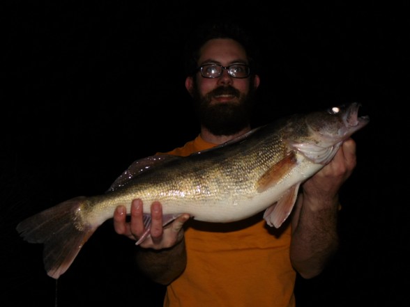 Photo of Walleye Caught by Bo  with Mepps Black Fury in Ohio