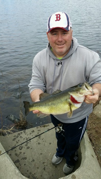 Photo of Bass Caught by Daniel with Mepps Aglia & Dressed Aglia in Massachusetts