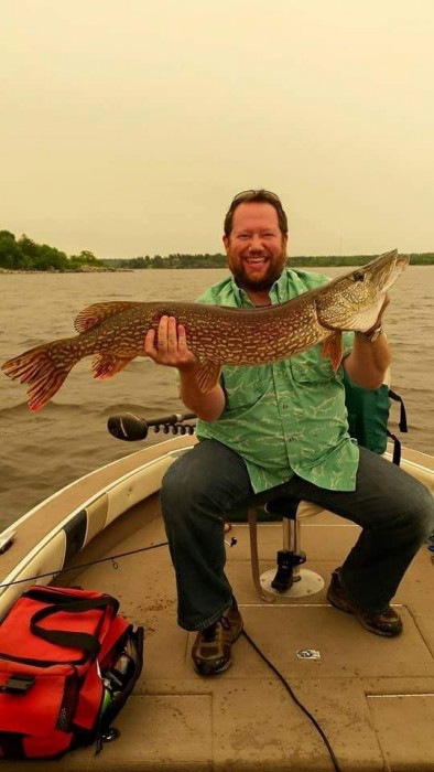 Photo of Pike Caught by Mike with Mepps Aglia & Dressed Aglia in Ontario