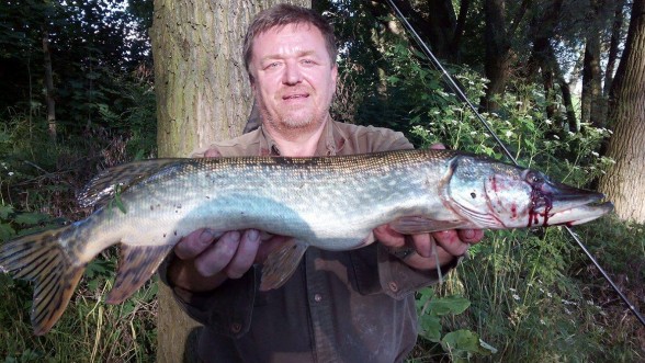 Photo of Pike Caught by Milan with Mepps Black Fury in Czech Republic