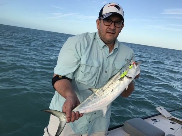 Photo of Mackerel Caught by Mark with Mepps Aglia & Dressed Aglia in Florida