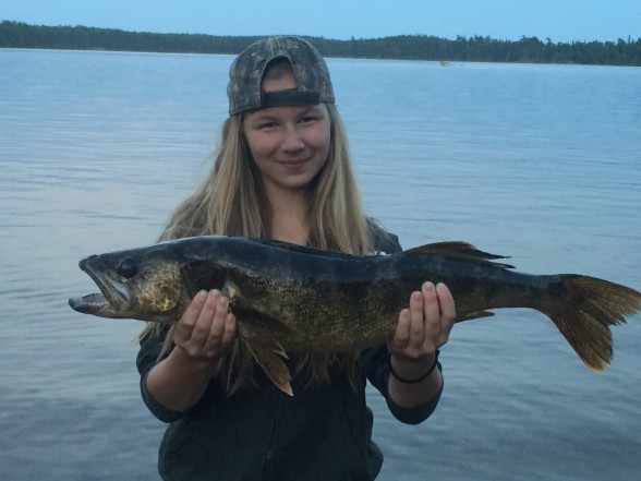 Photo of Walleye Caught by Jessica  with Mepps  in Ontario