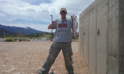Photo of Trout Caught by Wesley with Mepps  in Utah