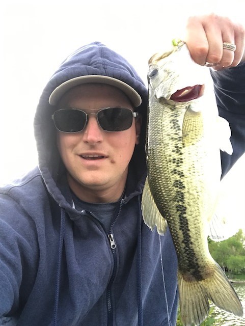 Photo of Bass Caught by Jacob with Mepps Aglia Bait Series in Illinois