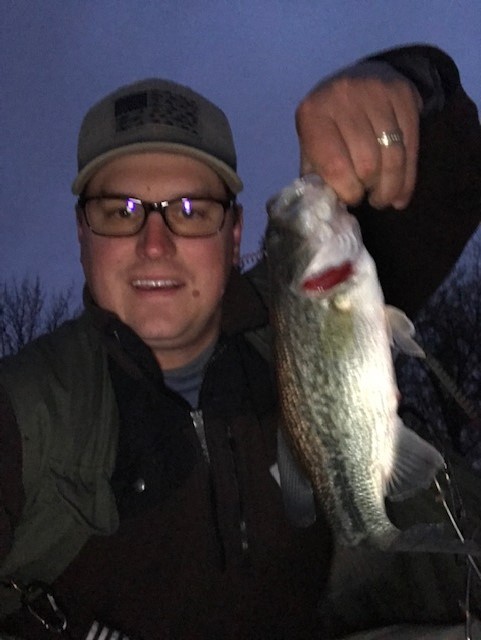 Photo of Bass Caught by Jacob with Mepps Aglia Long in Illinois