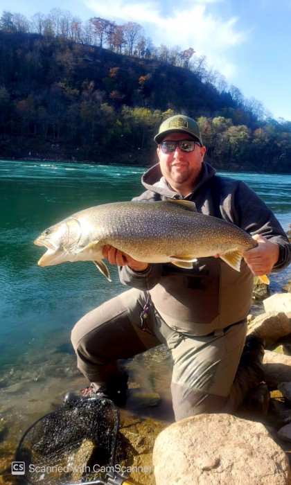 Photo of Trout Caught by Tyler with Mepps Aglia-e in New York