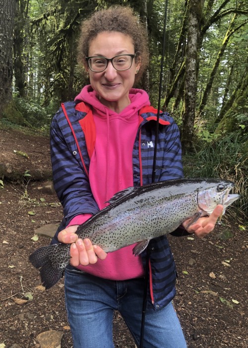 Photo of Trout Caught by Danielle with Mepps Little Wolf in Oregon
