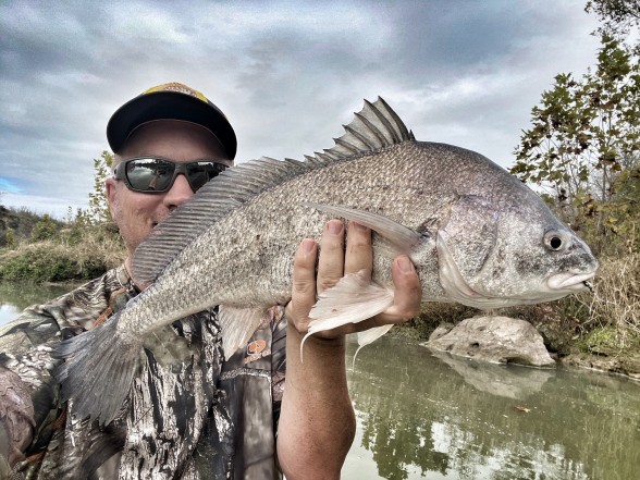 Photo of freshwater drum Caught by Anton with Mepps Black Fury in Texas