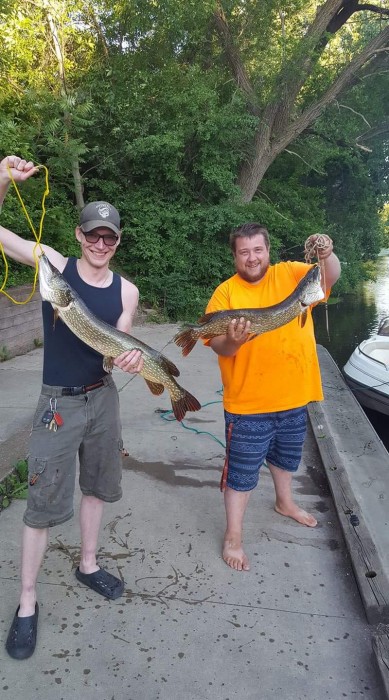 Photo of Pike Caught by Sheldon with Mepps Aglia & Dressed Aglia in Minnesota
