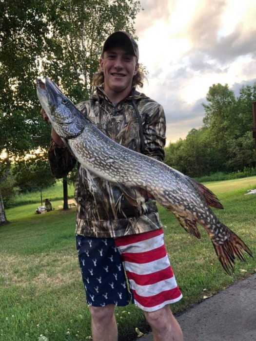 Photo of Pike Caught by Lane with Mepps Syclops in Minnesota