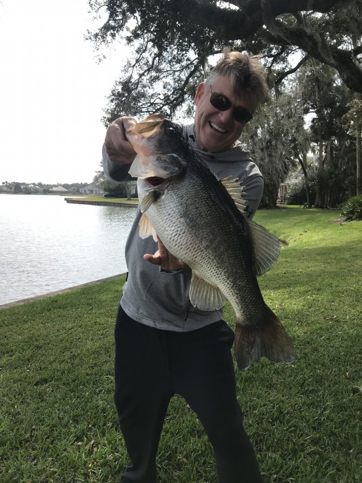 Photo of Bass Caught by STEVEN with Mepps Aglia & Dressed Aglia in Florida