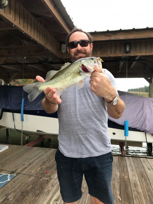 Photo of Bass Caught by Matthew with Mepps Thunder Bug in Georgia