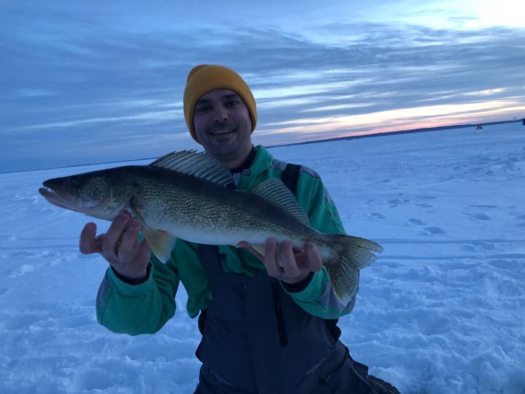 Photo of Walleye Caught by Mark with Mepps Syclops in Minnesota