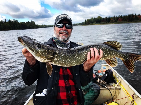 Photo of Pike Caught by Bud with Mepps Aglia & Dressed Aglia in Ontario