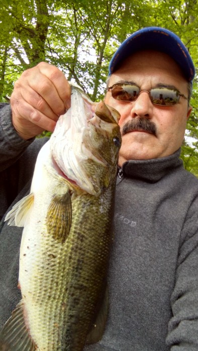 Photo of Bass Caught by Charles with Mepps Comet Mino in New York