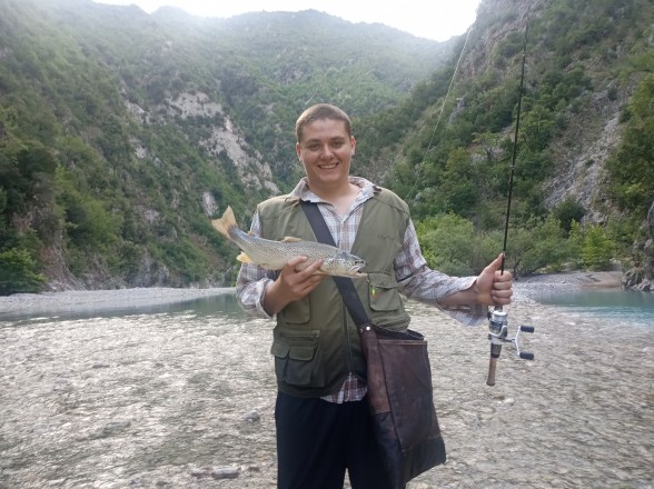 Photo of Trout Caught by Apostolos with Mepps Aglia-e in Georgia