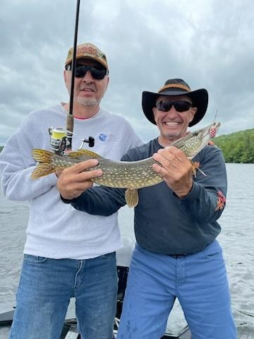 Photo of Pike Caught by Bob with Mepps Aglia & Dressed Aglia in Maine