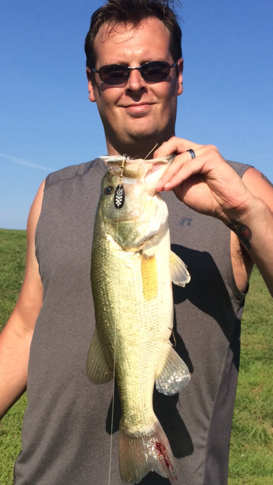 Photo of Bass Caught by Brad with Mepps Black Fury in Kentucky