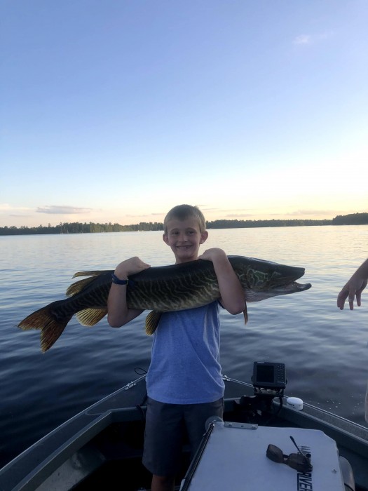 Photo of Musky Caught by William with Mepps Magnum Musky Killer in Wisconsin