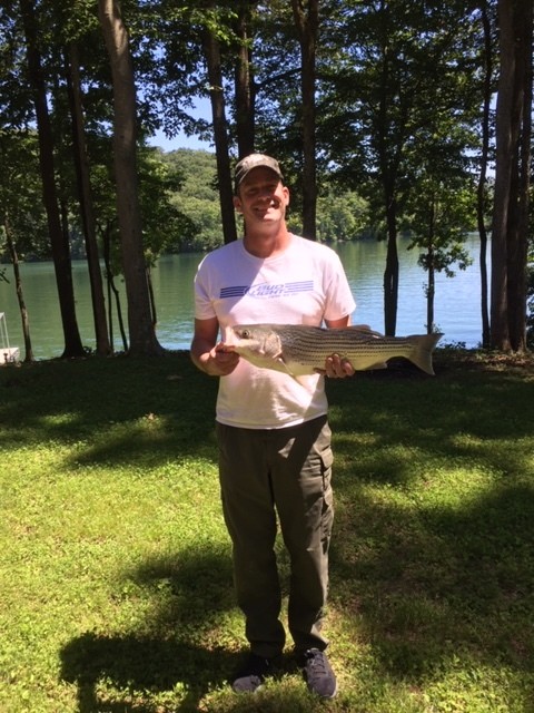 Photo of Bass Caught by Blaine with Mepps Comet Mino in Tennessee