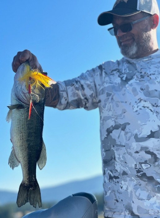 Photo of Bass Caught by Wayne with Mepps Giant Killer in Idaho