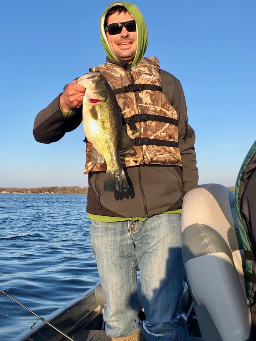 Photo of Bass Caught by Mark with Mepps Syclops in Minnesota